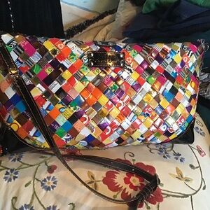 Nahui Ollin karge shoulder bag, recycled plastic